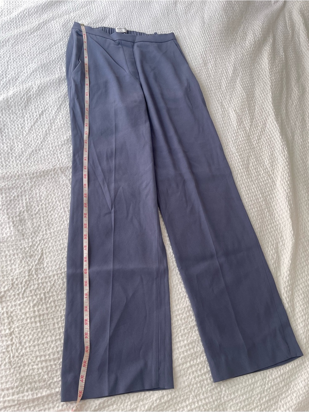 Aritzia Wide-Leg Trousers in Slate